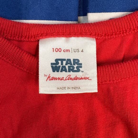 NWOT Hanna Andersson x Star Wars Sleeveless Fit and Flare Dress Size US 4 - Picture 4 of 6